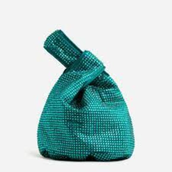 J. Crew Handbags - J.Crew Santorini Crystal Bag Purse Green Purse New